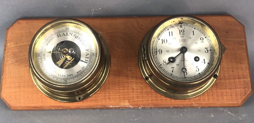 Salem Ships Clock and Barometer (1 of 5)