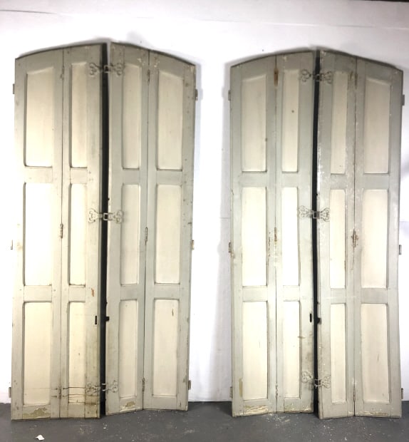 Two Pair of 19 C French Bifold Doors (1 of 6)