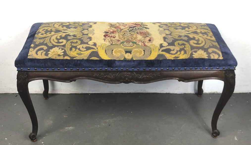 Louis XV Style Needle Point Bench (1 of 5)