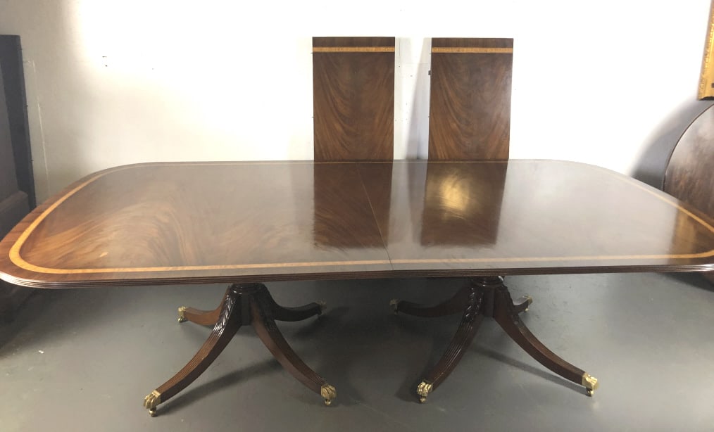 Smith & Watson Banded Mahogany Dining Table (1 of 8)