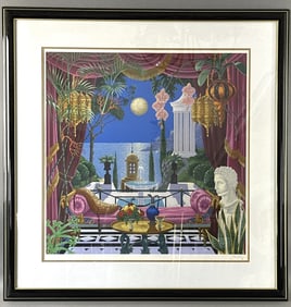 John Kiraly - Royal Moon Hand Signed Serigraph