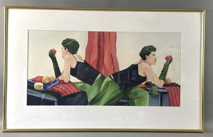 Barbara Scullin Watercolor - Just One Bite