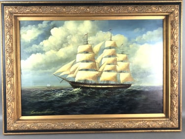Painting of Tall Ship
