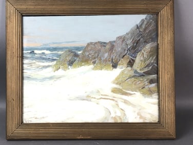 Watercolor  Coastal Scene Bixbie