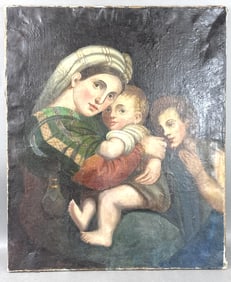 La Virgin with Chair - After Raphael