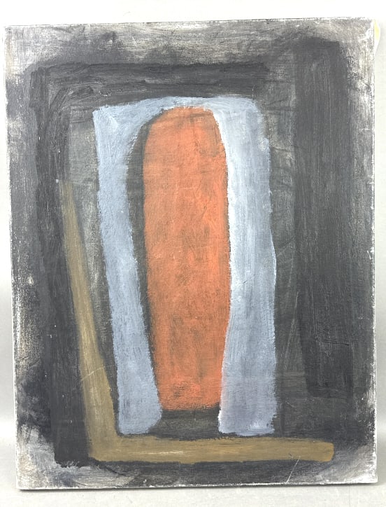 Red Hammond Abstract Painting (1 of 3)