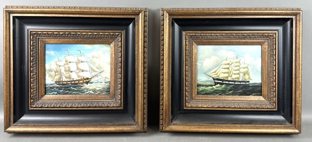 Pair of Ship Paintings