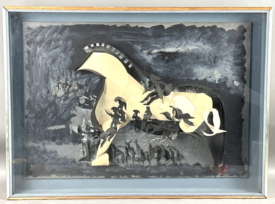 Horse and Riders - Mixed Media Art (1 of 6)