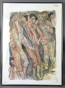 Norma Jalin Mixed Media - The Gathering