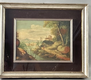 European Landscape Oil on Canvas