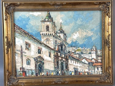 Gutierrez Oil on Canvas Ecuador