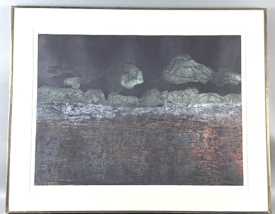 Gabor Peterdi Rockscape 1 Lithograph (1 of 7)