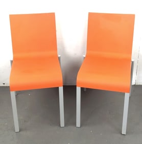 Pair Vitra Maarten Van Severen Chairs