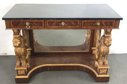 Maitland Smith Marble Top Console Table