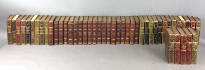 Set of Columbia University Leather Bindings