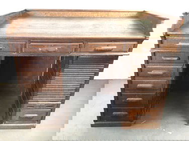 Derby & Kilmer Oak Drafting Desk