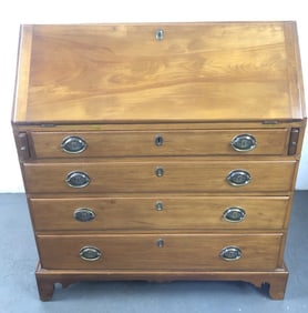 18th C. American Cherry Slant Font Desk