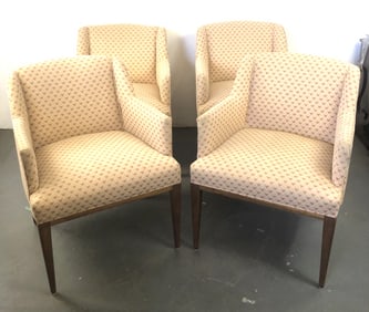 Set of 4 MCM Style Club Chairs