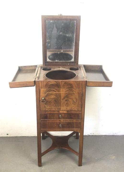 19th C. Mahogany Beau Brummell (1 of 6)