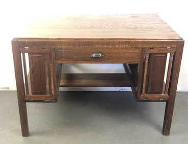 Mission Style Oak Desk