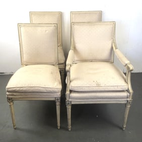 Set of 4 Louis XVI Style Dining Chairs