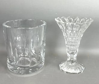 Baccarat Crystal Vase & William Yeoward Vase