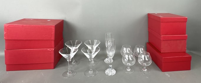 Group of Baccarat Crystal Glassware