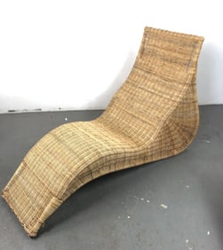 Rattan Chaise Lounge