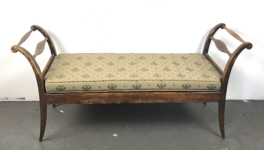 19th C Continental Fruitwood Bench (1 of 6)