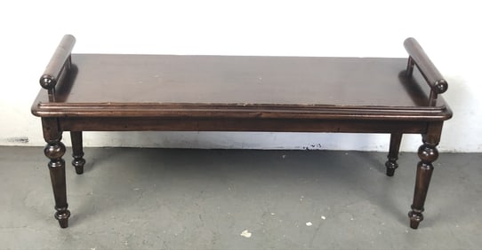 Regency Style Fruitwood Bench