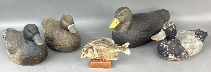 Group of 4 Decoy Ducks