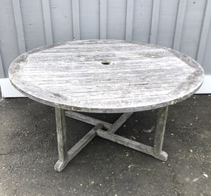 Teak Circular Patio Table