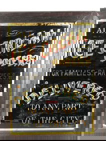 Reverse Painting on Glass Ice Cream Sign