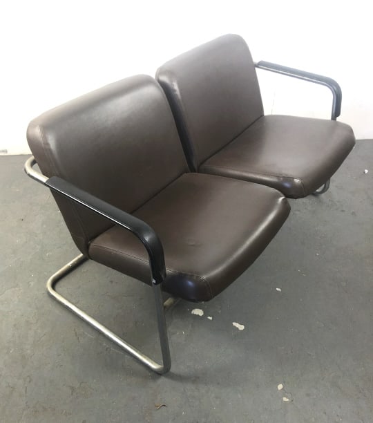 Mid Century Modern Style Two Seater Settee (1 of 3)