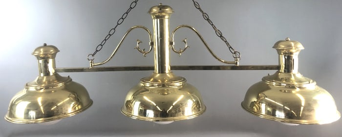 Brass Pool Table Fixture