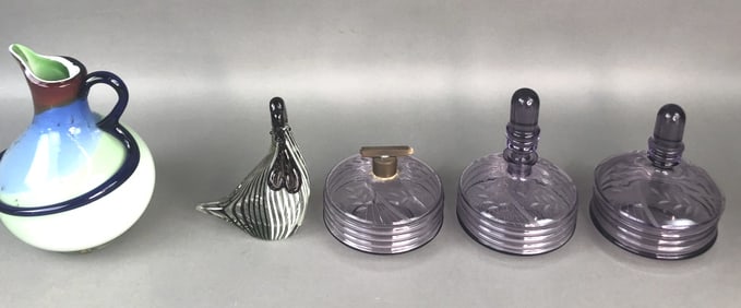 Group of 5 Glass Articles