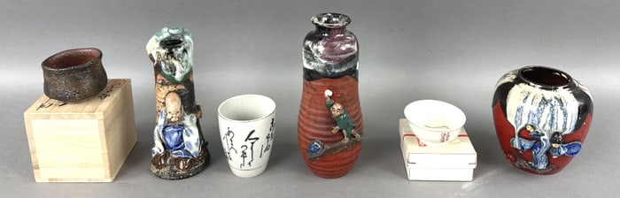 3 Asian Figural Pottery Articles