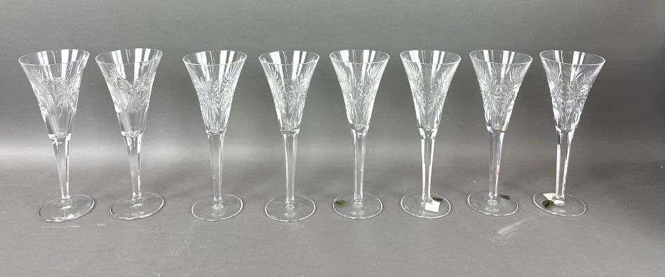 Group of 8 Waterford Toasting Flutes (1 of 7)