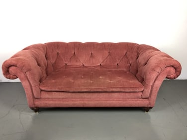 Baker Upholstered Button Back Sofa