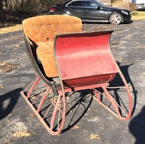 19th C Horse Drawn Sleigh