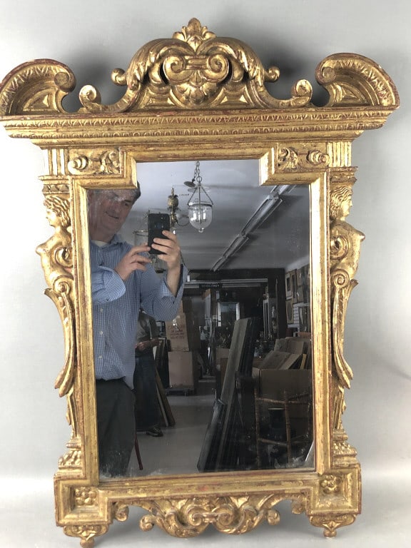 Neoclassical Style Giltwood Mirror (1 of 6)