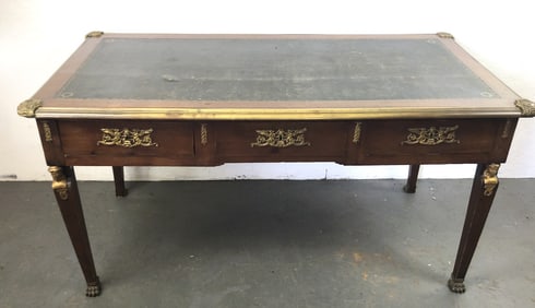 19th C French Bureau Plat