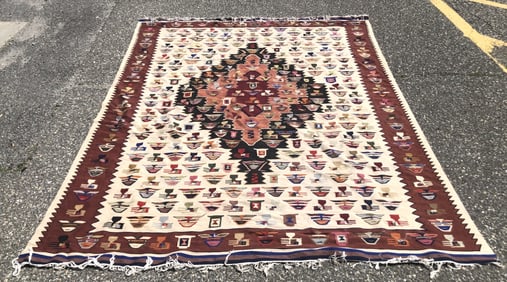 Geometric Design Kilim Rug
