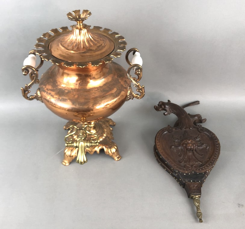 Victorian Copper Hot Water Urn (1 of 7)