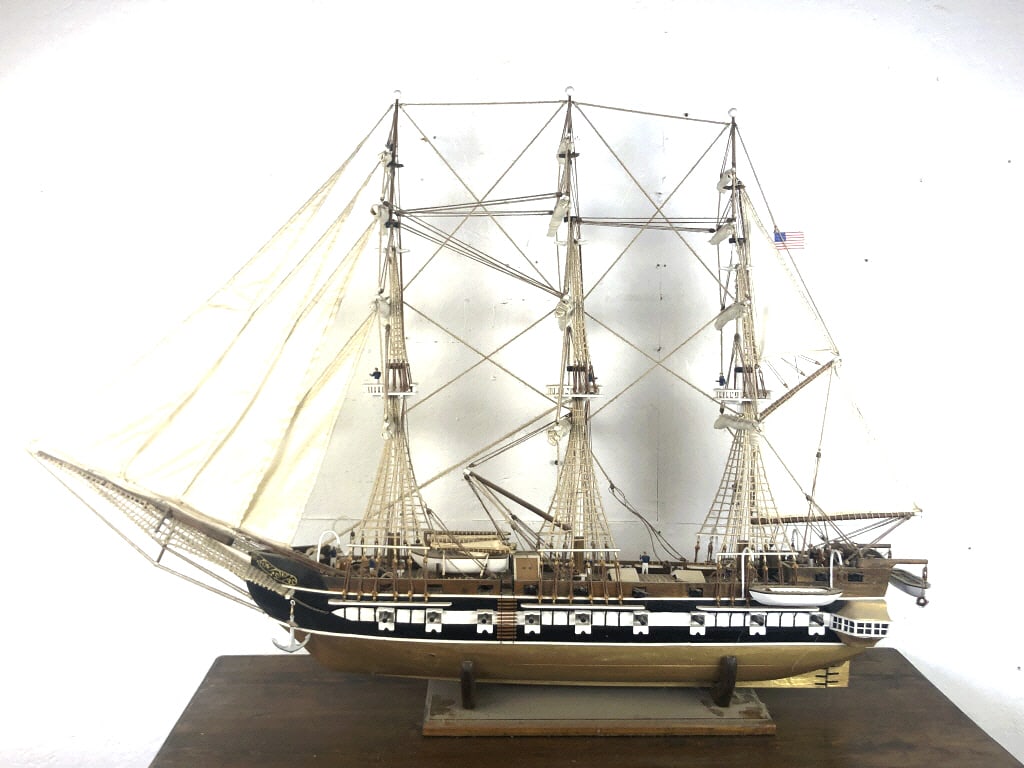Tall Ship Model - Barracuda: Tall Ship Model- Barracuda. 35"h x 53"w x 9"dCondition: Needs cleaning.