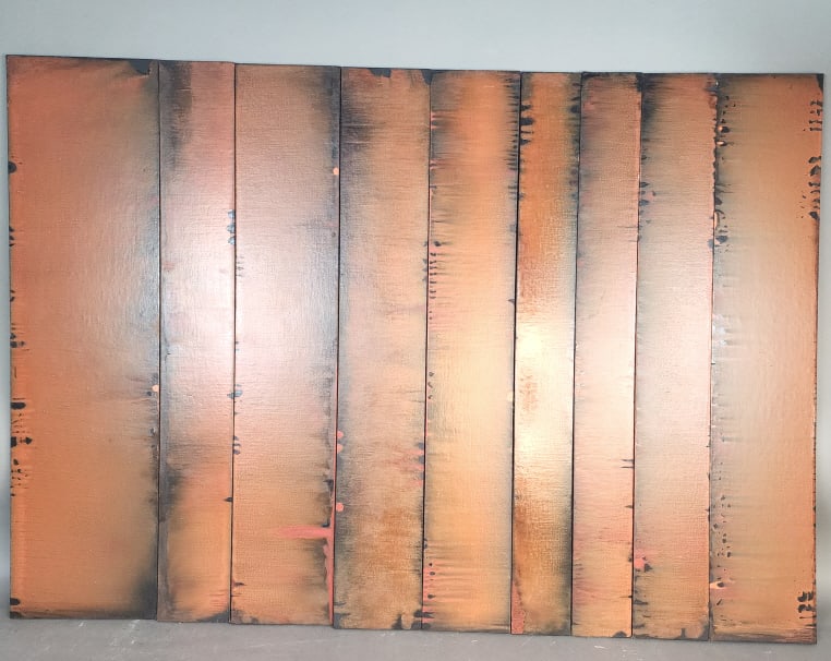 Ethel Edwards - 9 Panel Abstract (1 of 3)