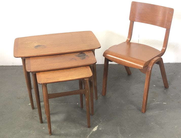 Mid Century Modern Nesting Tables (1 of 5)