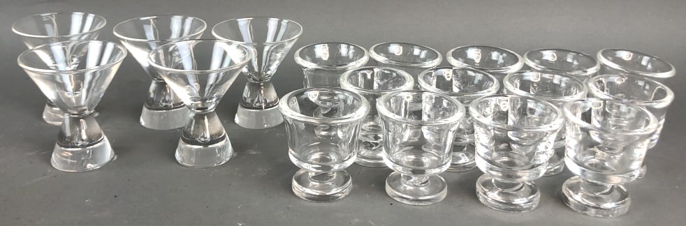 Grouping of 18 Steuben Glasses (1 of 9)