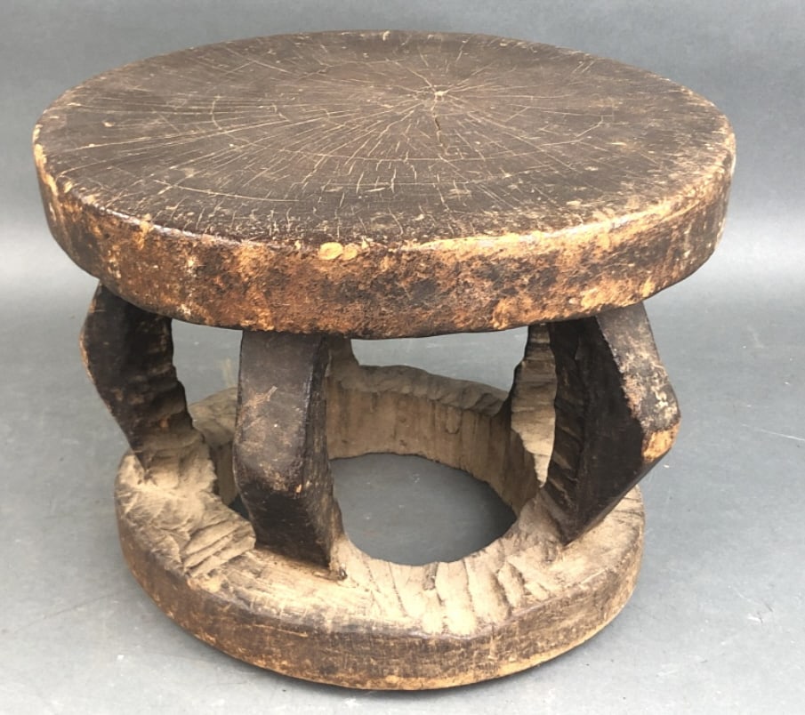 African Lega Congo Carved Wood Stool (1 of 4)