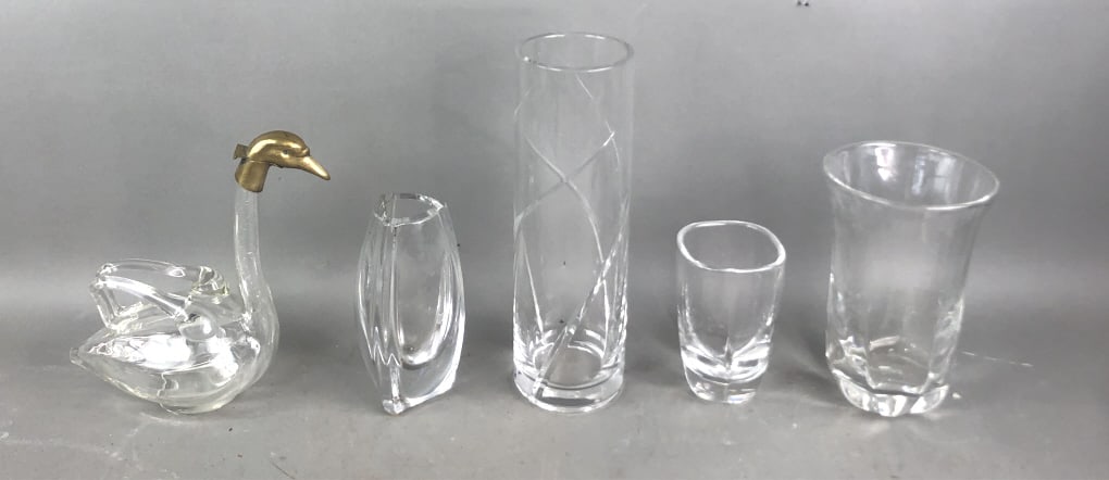 Five Crystal Articles Including Baccarat & Tiffany (1 of 10)